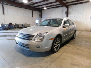 Silver 2009 Ford Fusion at Ohio Valley Goodwill 