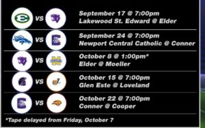 2016 HS Challenge Schedule