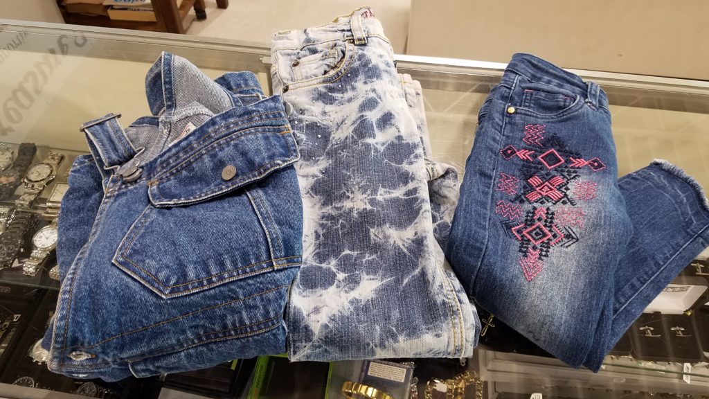 3 Pairs of Girls' size denim jeans from Ohio Valley Goodwill