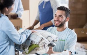 Ohio Valley Goodwill Volunteer accepts blanket donations