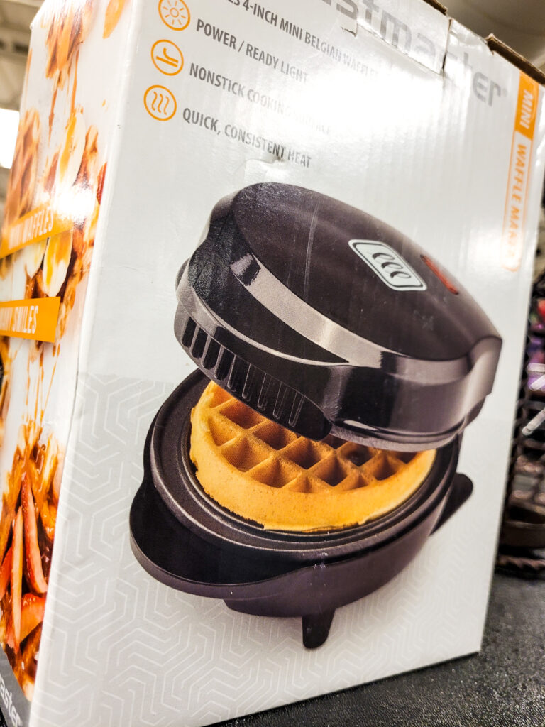 Waffle maker from Goodwill