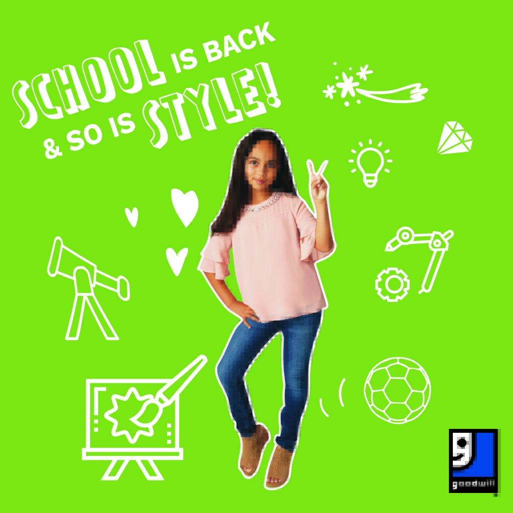 School is back and so is Style Goodwill graphic