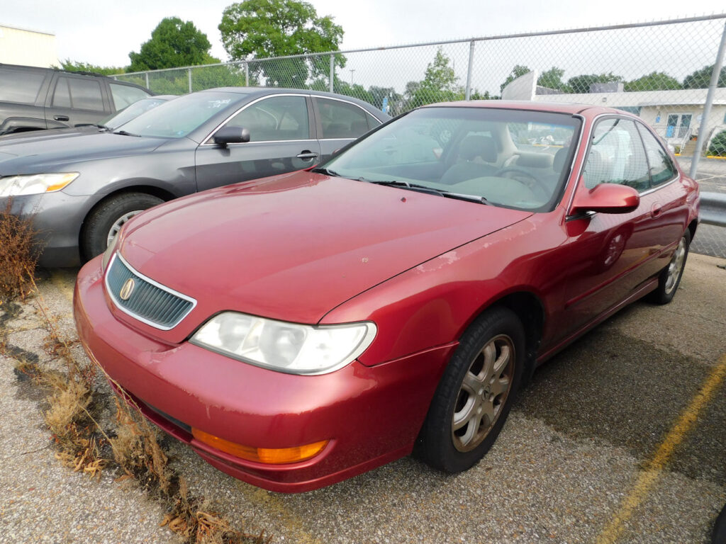 Red sedan at Goodwill's Auto Auction