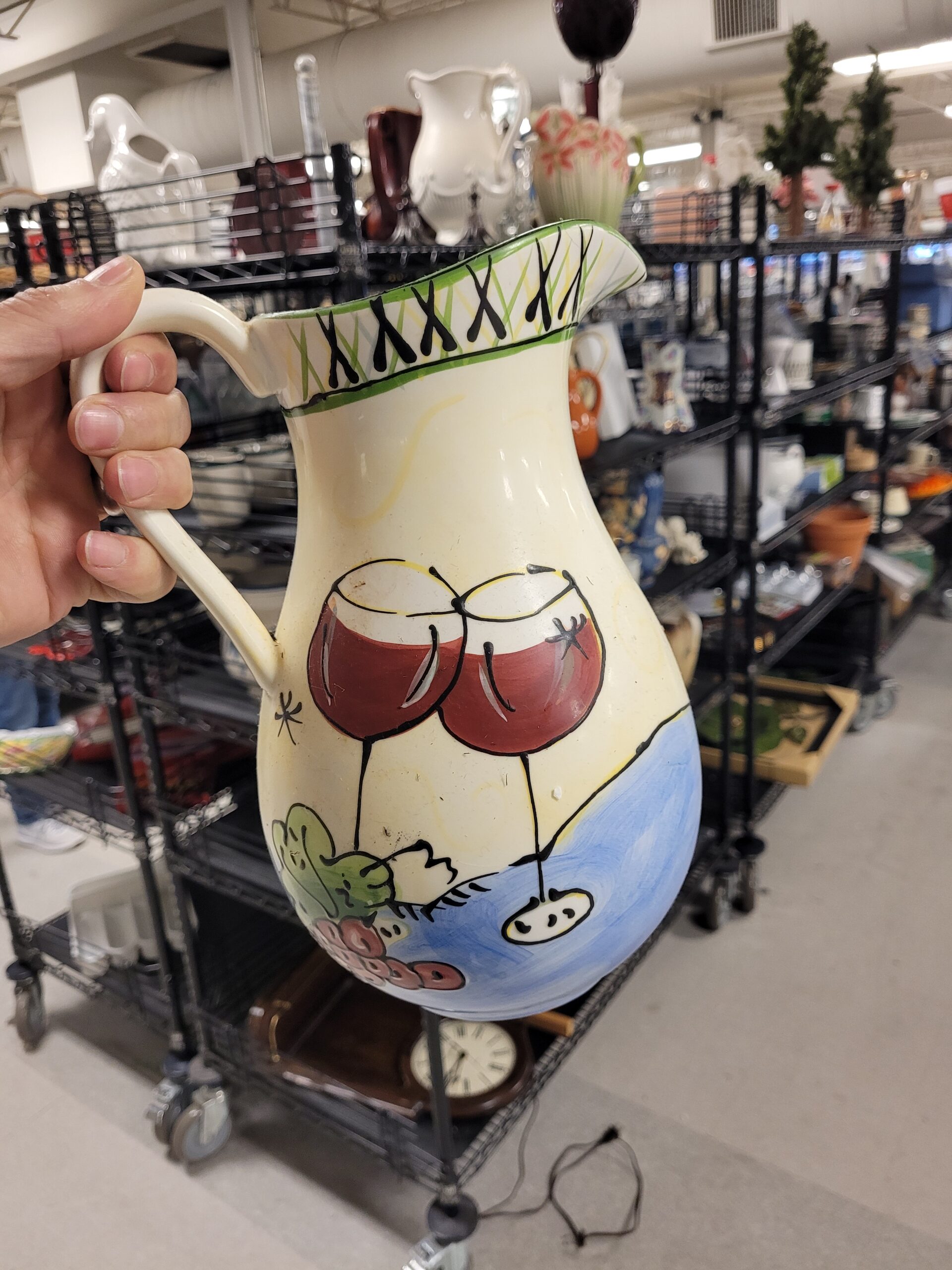 Vase pitcher from goodwill
