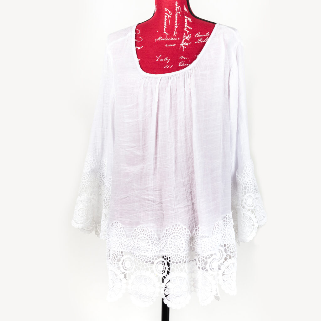 White blouse from Ohio Valley Goodwill