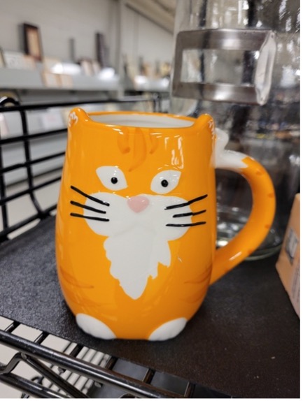 Cat Mug from Ohio Valley Goodwill