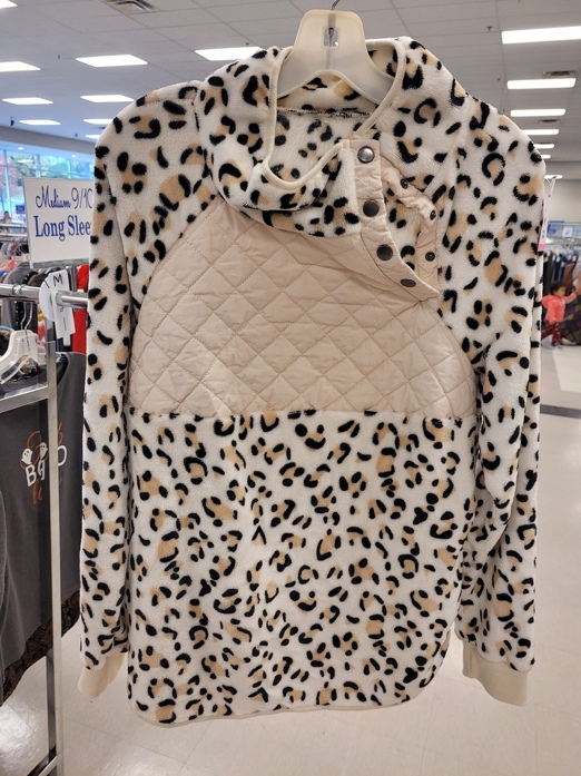 Leopard jacket from Goodwill