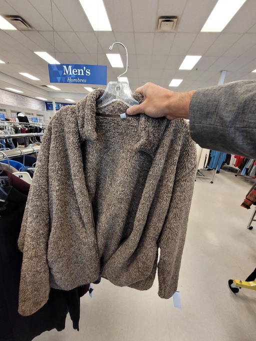 Fleece jacket from Goodwill 