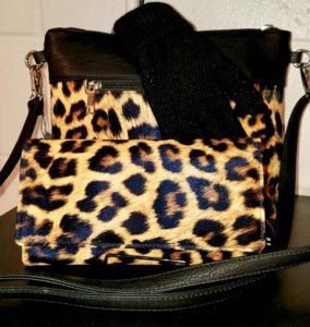 Leopard print purse from Goodwill