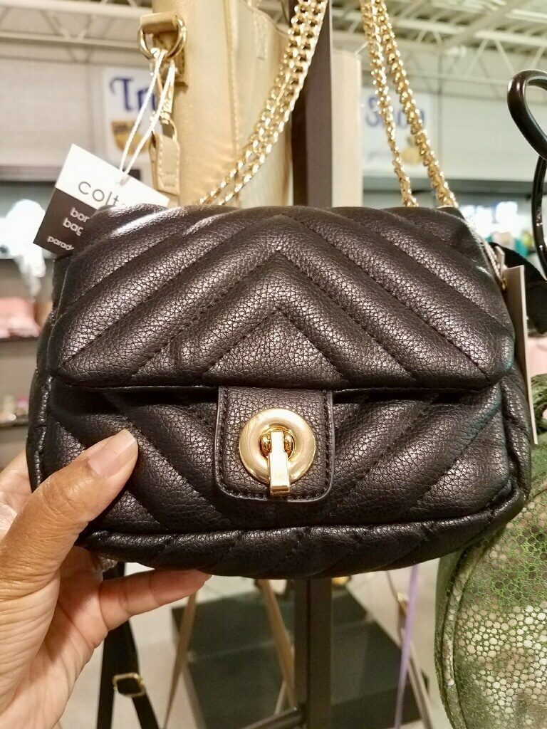 Black Crossbody purse from Ohio Valley Goodwill