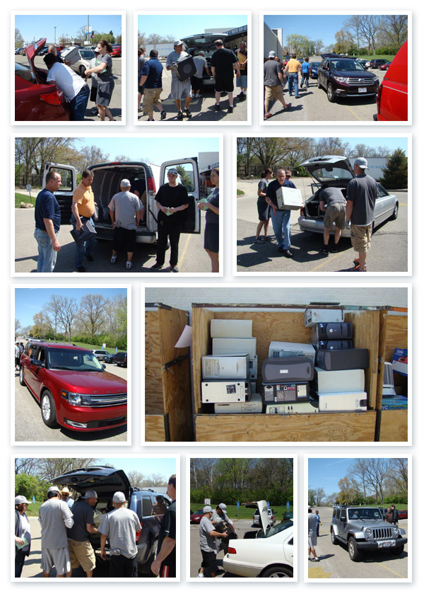Goodwill Electronics Donation Collage