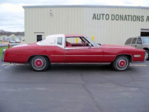 Red Eldorado Convertible at Ohio Valley Goodwill Auto Auction