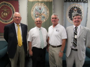 L to R: Joe Byrum, CEO, Bill Darnell, Grants Director, Congressman Wenstrup and John Briggs, Community Liaison.