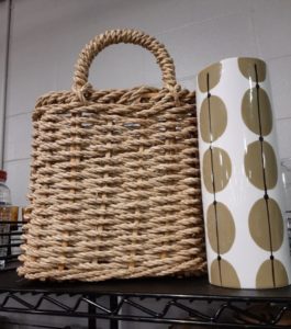 Wicker basket from Ohio Valley Goodwill