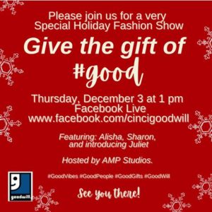 Give the Gift of Good Fashion Show invitation