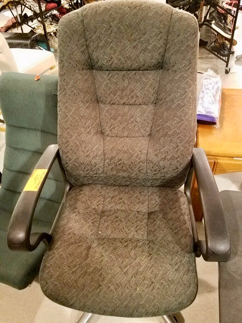 Brown Office chair from Ohio Valley Goodwill