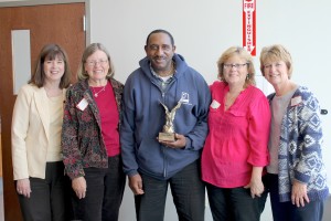 Jesse Walker with Kreps family Jan Runkle, Chris Buchert, Sue Boas and Cindy Chamlis