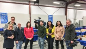 L to R: Ally Kramer, WCPO, Eric Caljus, WCPO, Randy Erwin, Local 12, Perry Schaible, Local 12, Jason Sperry, WLWT, Tammy Matusa, WLWT, Alex Rogers, Fox 19, Dave Reed, Fox 19.  