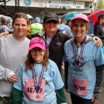 At the Finish Swine! Kimberley, Melinda, Sharon and Debbie