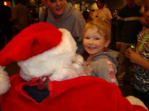 A child's smile says Christmas...