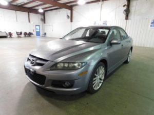 Silver Mazda at Goodwill Auto Auction