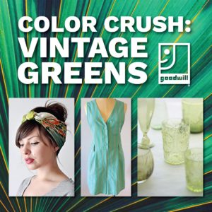 Goodwill graphic: color crush - vintage greens