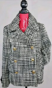 Plaid coat from Ohio Valley Goodwill