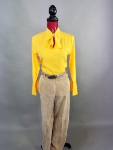 Yellow blouse from Ohio Valley Goodwill